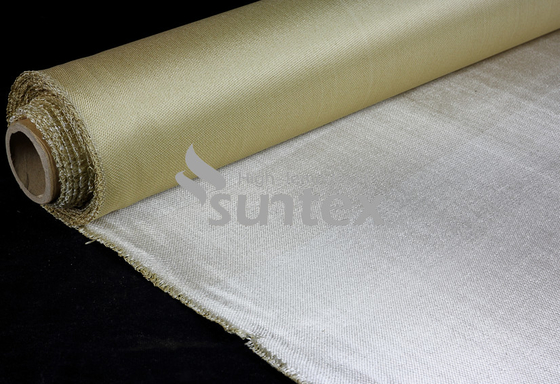Abrasion Resistant Vermiculite Coated Fiberglass Fabric For Removable Insulation Cover
