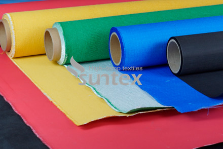 Acrylic Coated Fire Resistant Fiberglass Fabric for Fireproof Curtain Welding Curtain