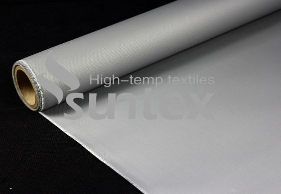 High Temperature Fireproof Silicone Coated Fiberglass Fabric Insulation Pipe Cover