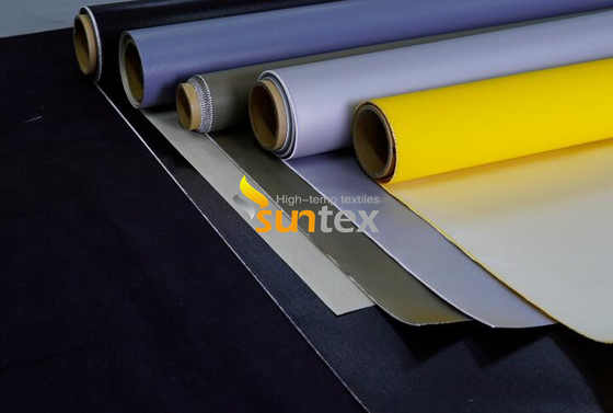 Expansion Joint Silicone Coated Fiberglass Fabric For Connector Hose Fabric