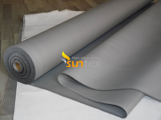 PU Coated Fiberglass Fabric China Manufacturer Sell Silicone Coated Fiberglass Cloth Fabric Roll For Smoke Curtain