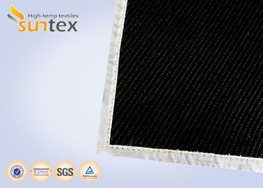 Heavy Duty Graphite Coated Fiberglass Fabrics For High Temperature Protection