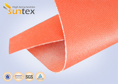 590 g/sqm Silicone Coated Glass Fabric Fire Barrier Fabric For Heat Resistant Insulation