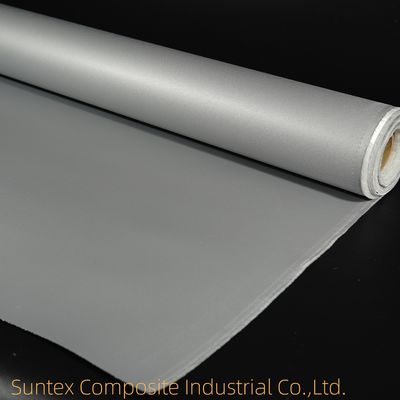 White High Temperature Silicone Coated Fiberglass Cloth Fire-Resistant Fiberglass Fabric Insulator for Fire Prevention