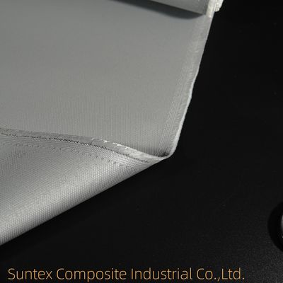 White High Temperature Silicone Coated Fiberglass Cloth Fire-Resistant Fiberglass Fabric Insulator for Fire Prevention