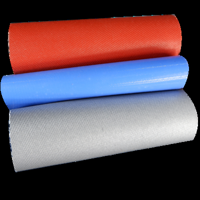 Grey Color Silicone Coated Fiberglass Fabric with Chemical Resistance and Roll Length Options for High Temp Protection