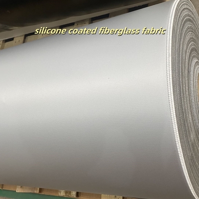Silicone Coated Fiberglass Fabric Fireproof Heat Resistant 850g/m2
