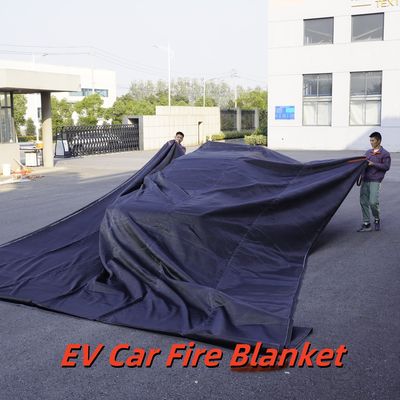 EV Car Fire Blanket Gray 550℃ Thermal Resistance
