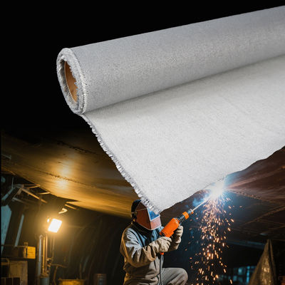 Double Sided Silicone Coated Texturized Fiberglass Cloth Welding Blanket with 50 m / 100 m Roll Length