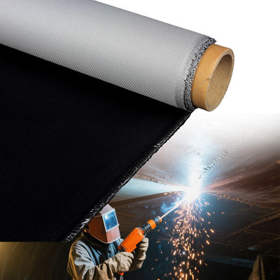 Insulating Splash Proof PU Coated Fiberglass Fabric with Multiple Width Options for Welding Blankets