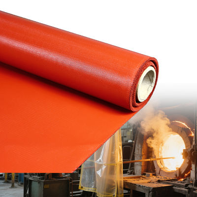 Alkali Free Grey Color Double Sided Silicone Coated Fiberglass Fabric Fire Protection Blanket