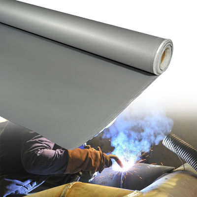Fireproof Silicone Coated Fiberglass Fabric with Sparks Resistance and Weatherproof Properties for Welding Blankets