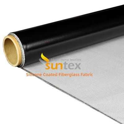 Fireproof Silicone Coated Fiberglass Fabric with High Temperature Resistance and Waterproof Properties