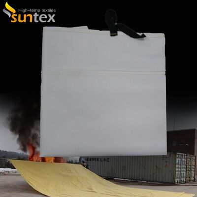 550°C Heat-Resistant Acrylic-Coated Fiberglass Welding Fire Blanket