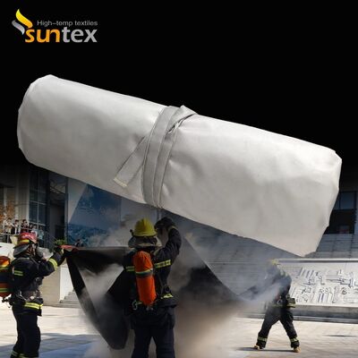 Flame Retardant EV Car Fire Blanket with 550℃/1000℃ Thermal Resistance for Oxygen Deprivation Fire Control