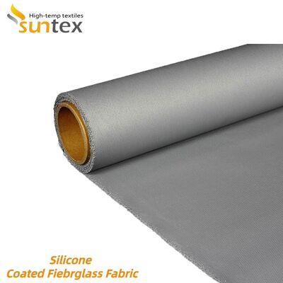 Fireproof Waterproof Chemical Corrosion Resistant Silicone Coated Fiberglass Fabric High Silica Fiberglass Cloth