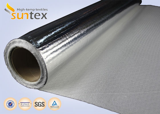 0.65mm 550°C Aluminum Coated Heat Reflective Welding Protection Material