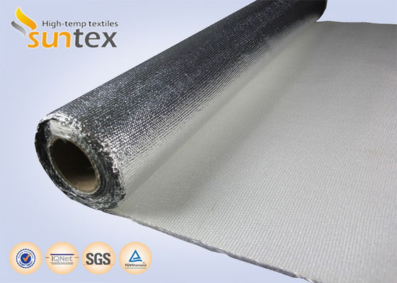 150℃ Heat Insulation Shield Material: Non Combustible Laminated Aluminum Foil Fiberglass Cloth (1.3mm)