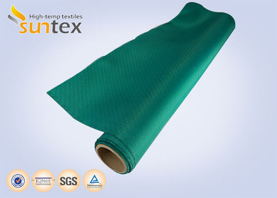 Acrylic Coated Fire Resistant Fiberglass Fabric with 550 Degree C Temperature Resistance for Welding Blankets Easy to Sew and Cut