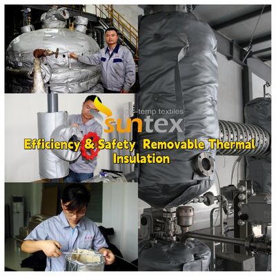 1000°C Temperature Resistant Fiberglass Cloth for Customizable Water and Oil Resistant Removable Insulation Jackets