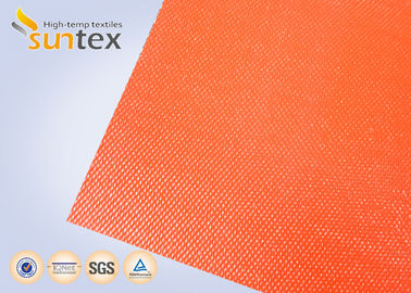 Fireproof Silicone Coated Fiberglass Fabric with Temperature Range -50°C to 500°C, 400 g/sqm Weight, and 0.3 mm Thickness for Industrial Insulation