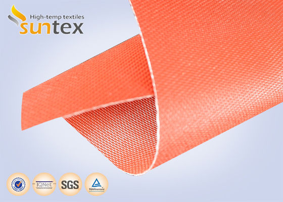 Arc and Corona Resistant Silicone Coated Fiberglass Fabric with Temperature Resistance -50°C to 500°C and Alkali Free Properties
