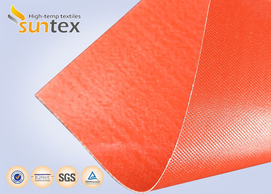 High Temperature Resistance Fire Retardant Alkali Free Silicone Coated Fiberglass Fabric for Welding Blankets