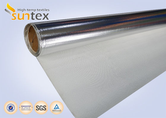 High-Quality Laminated Roll: Aluminum Foil Coated Fireproof Fiberglass Cloth