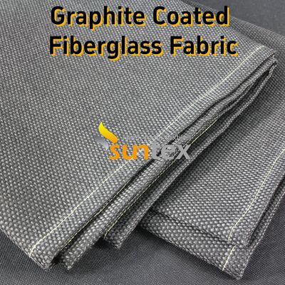 Black High Temperature Fiberglass Cloth with 750℃ Temperature Resistance and 28.82oz/sqy Unit Weight for Fire Protection
