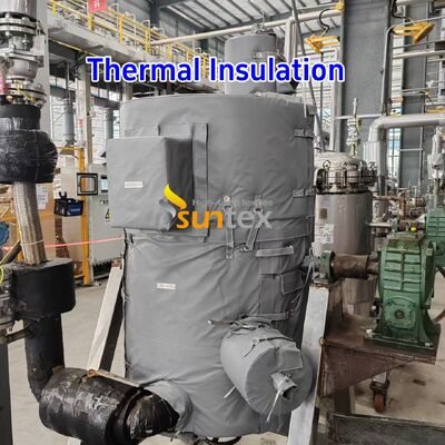 Customizable Sizes Thermal Insulation Jacket with 1000°C Temperature Resistance and Water and Oil Resistant Removable Insulation Cover