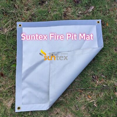 550C Heat Resistant Fire Pit Mat with Customizable Size and Multi-Layer Structure for Outdoor Protection