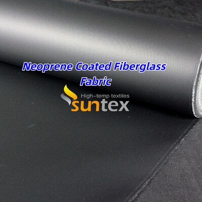 0.45mm Thickness Neoprene Coated Fiberglass Fabric with High Temperature Resistance and Fire Retardant Properties