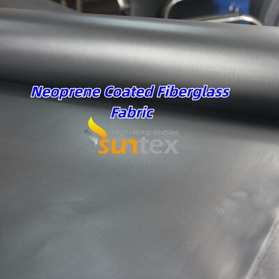 High Temperature Resistance Chemical Resistant Flame Retardant Neoprene Coated Fiberglass Fabric for Insulation Shield