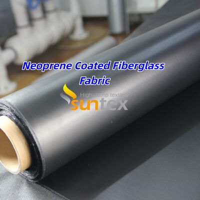 High Temperature Resistance Flame Retardant Neoprene Coated Fiberglass Fabric for Chemical Resistant Applications