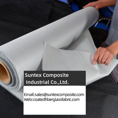 High Temperature Protection and Fire Resistance Silicone Coated Fiberglass Fabric with 4H Satin Weave