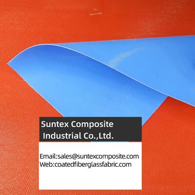 Fire-Proof High Temperature Resistance Silicone Coated Fiberglass Fabric for Heat Insulation