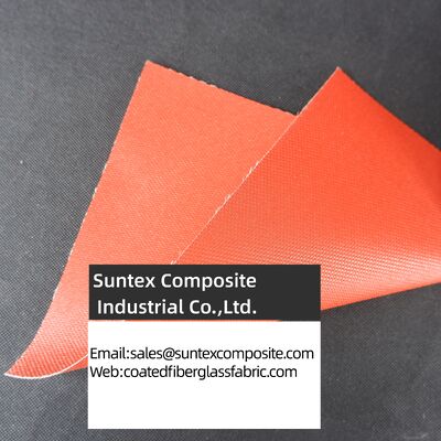Good Chemical Resistance Fireproof High Temperature Resistant Silicone Coated Fiberglass Fabric for Industrial Use