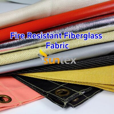 High Temperature Resistance Fire Retardant High Silica Fiberglass Cloth