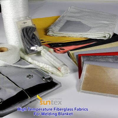 550°C Heat Resistant Acrylic Coated Fiberglass Welding Blanket Fire Blanket with Customizable Size