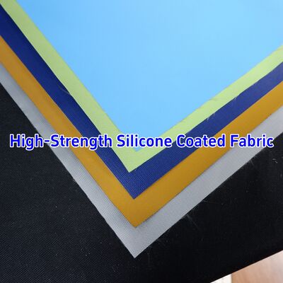 Multiple Colors Customized Smoke Blocking Fireproof Silicone Coated Fiberglass Fabric for Heat Resistant Insulation