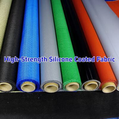 High Temperature Resistance Fireproof Silicone Coated Fiberglass Fabric with 590 g/sqm Weight for Heat Resistant Insulation