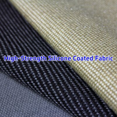 590 g/sqm Weight 0.45 mm Thickness 1.5 meter Width Silicone Coated Fiberglass Fabric Fire Barrier Fabric
