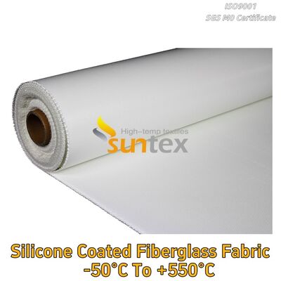 Different Colors High Temperature Thermal Insulation Fireproof Silicone Rubber Coated Fiberglass Fabric