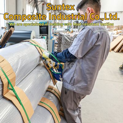 Heat Resistant Fireproof C-Glass PU Coated Twill Woven  Certified 180 Fiberglass Insulating