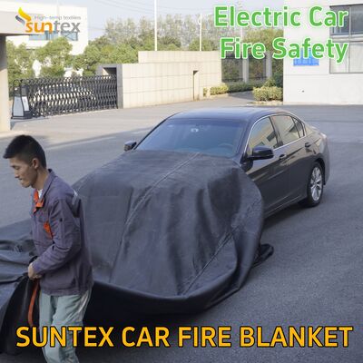 6*9M EV Car Fire Blanket 19.8*26 Ft Car Fire Blanket Fiberglass Cloth Roll