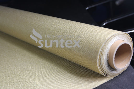 Vermiculite Coated High Temperature Fiberglass Cloth Suitable For Welding Blankets Fire Barriers And High Temperature Insulation Applications
