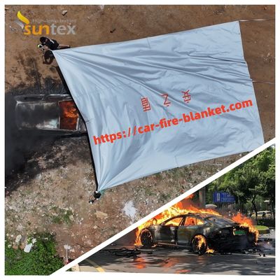 Покрывало для автомобилей Suntex Pro и Fiberglass Fabric + огнеупорное покрытие с обеих сторон