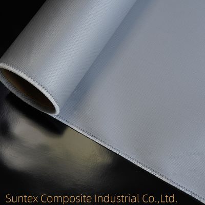 White High Temperature Silicone Coated Fiberglass Cloth Fire-Resistant Fiberglass Fabric Insulator for Fire Prevention