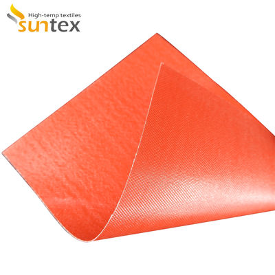 1. Heat-Resistant E-Glass Silicone-Coated Fiberglass Fabric (850g/m²)