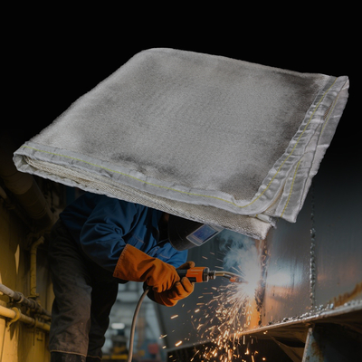 Fiberglass Welding Blanket Fireproof Heat Resistant 550C Industrial